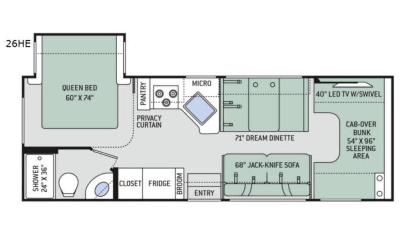 
								2018 Thor Motor Coach Class C RV FREEDOM ELITE 26HE full									